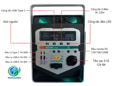 tính năng của trạm sạc