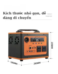 kích thước trạm sạc tích điện